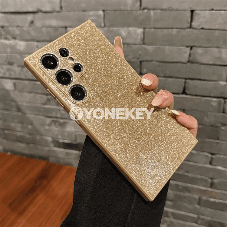 Samsung S22/S23/S24/S25 üçin parlak glitter gorag gapak