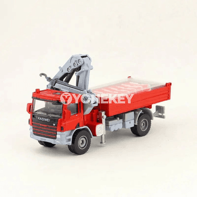 1:50 kranly ýük maşyny diecast metal model oýunjak