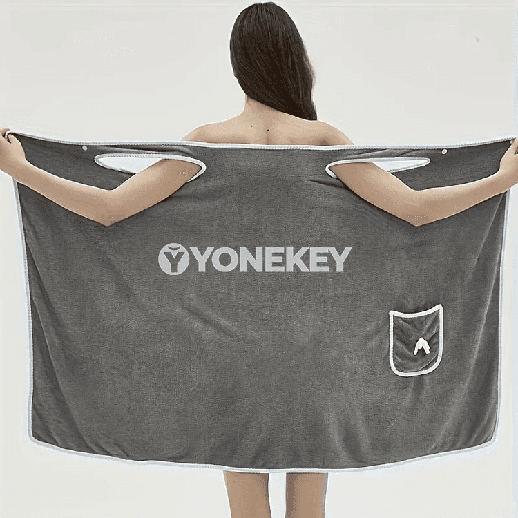 Aýal-gyzlar üçin mikrofibrany hammam polotensasy, geýilýän wrap