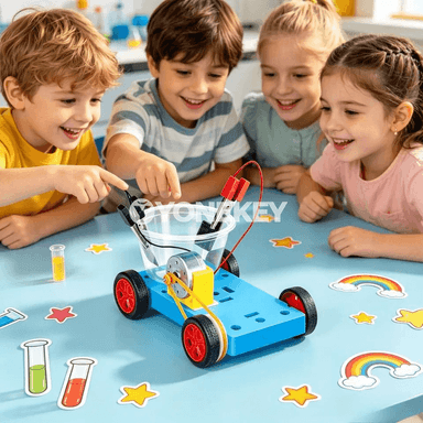 Çagalar üçin DIY ylmy tejribe toplumy, gurnamaly oýunjak sowgat