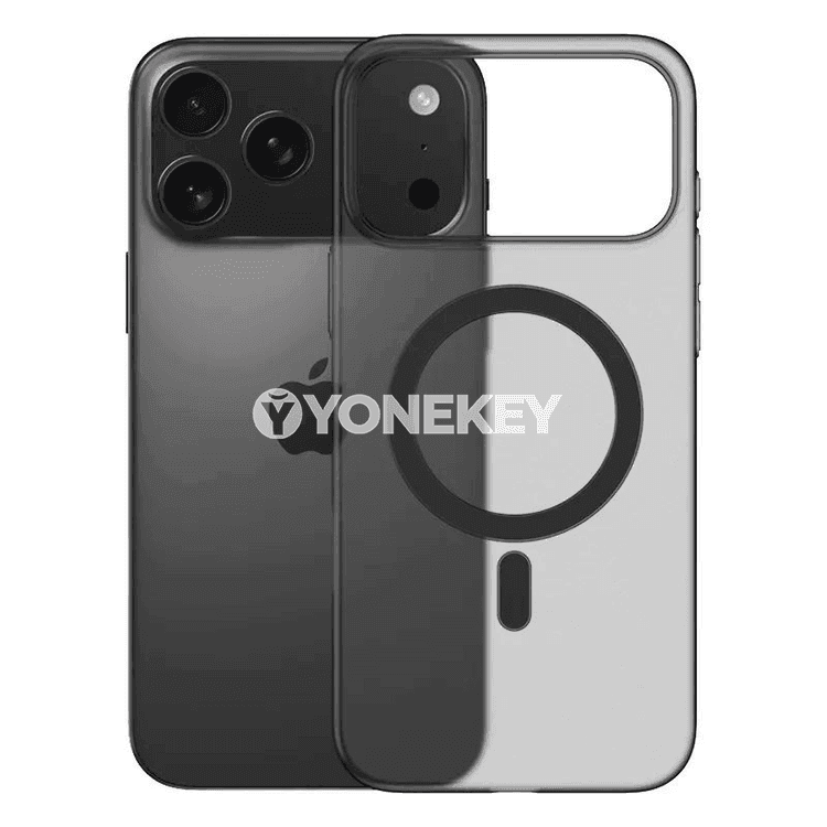 iPhone 11–17 üçin inçe mat hard PC Magsafe gorag kabygy
