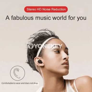 E6S TWS simsiz Bluetooth gulaklyklar, mikrofonly, sesi peseldiji