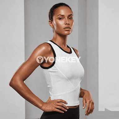 Aýallar üçin güýçli goldaw beriji yoga we fitnes bra