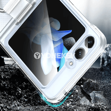Samsung Z Flip 3/4/5 üçin halkaly goragly telefonly örtük
