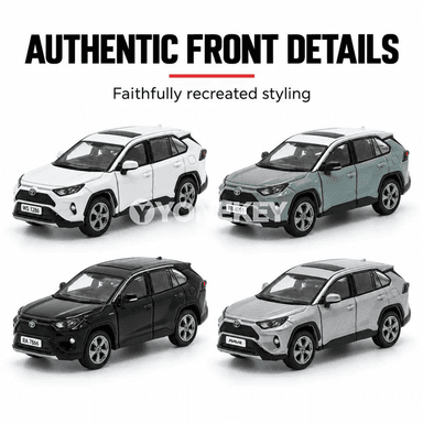 1:64 Toyota RAV4 metal SUV mini awtoulag modeli