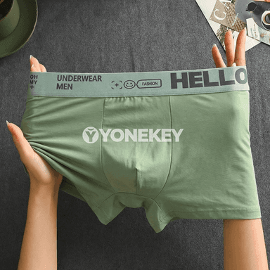 Erkekler üçin pagta boxer içki eşigi, uly ölçegli, 1 sany