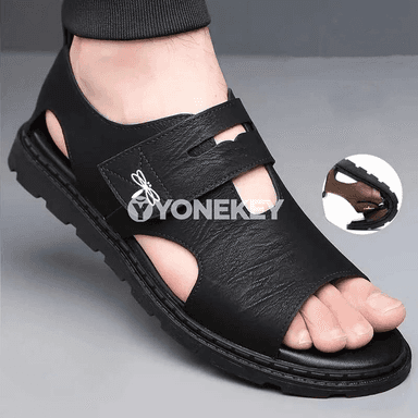 Erkekler üçin roman sandal, ýumşak tabanly, gündelik we rahat