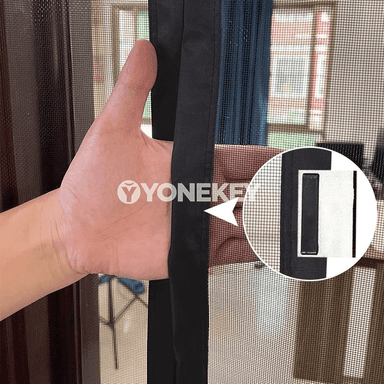 Magnitli gapy üçin çybyn torly ekran, gara, ýörite ölçegli