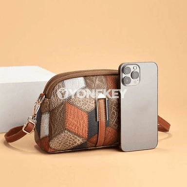 Zenanlar üçin moda shell görnüşli egin sumkasy, kiçi elde göterilýän