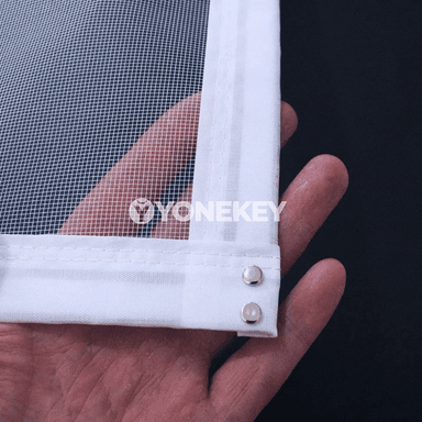 Penjire üçin Magnitli Ak Moskit Tor – Aýratyn Ölçegde, Fiberglas Mesh