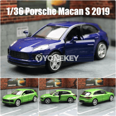 Porsche Macan S 1:36 metall model awtoulag, çekmeli, çagalar üçin