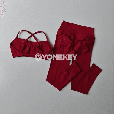 Aýallar üçin tikişsiz ýokary belli sport leggins we paddarly köýnekli toplum