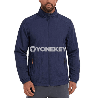 Erkekler üçin ýeňil sport UV goragly ýazky jaket