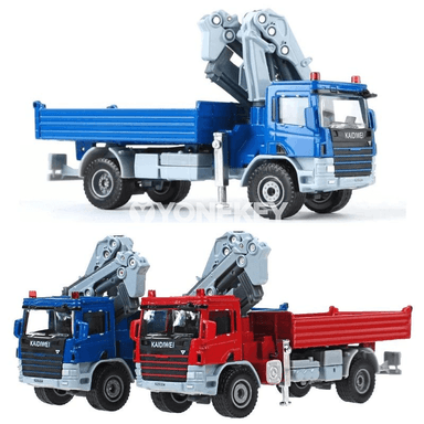 1:50 kranly ýük maşyny diecast metal model oýunjak