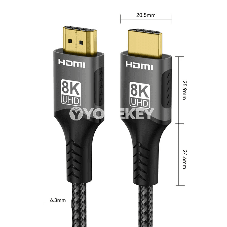 8K HDMI 2.1 kabeli, 4K 120Hz, 8K 60Hz, HDR, eARC