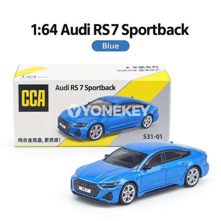 Audi RS7 Sportback 1:64 metal model awtoulag