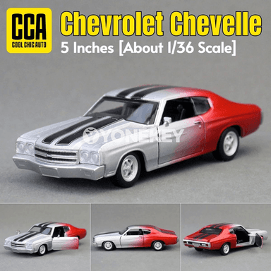Chevrolet Chevelle 454 Klassik Mini Model Awtoulag, 1:36, Metal