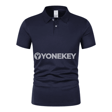 Erkekler üçin ýeňil polo futbolka, çalt guradýan, dem alýan