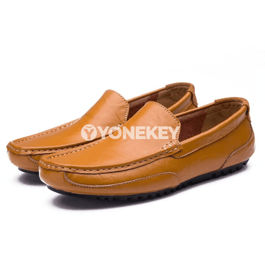 Erkekler üçin ýeňil gündelik loafers köwüşler, rahat we dem alýan model