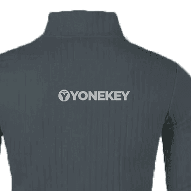 Erkekler üçin ýarym boýun ziperli giň switer, ýazgy-gyş üçin rahat model