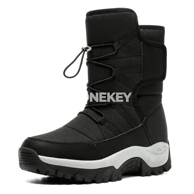 Erkekler üçin gyşky ýyly topuk snow boots, süýşmeýän gündelik aýakgap