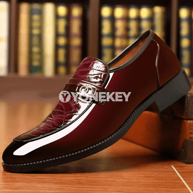 Erkekler üçin ýiti burun resmi köwüşler, ýokary hilli loafers