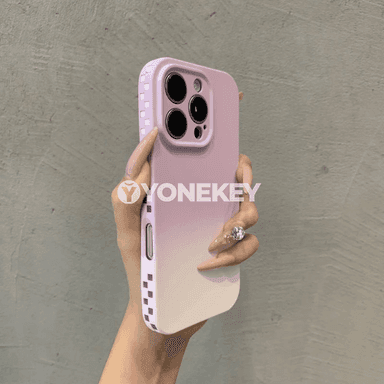 iPhone üçin gradient reňkli ýumşak silikon gapak, güýçli goragly