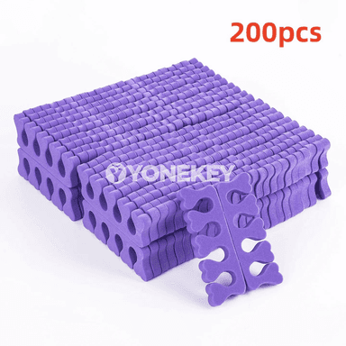 Dyrnak sungaty üçin aýak barmak bölüjiler — 100/200 sany, ýumşak köpük