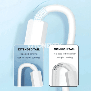 NNBILI Type-C / Micro USB zarýad kabeli, uzyn görnüşler
