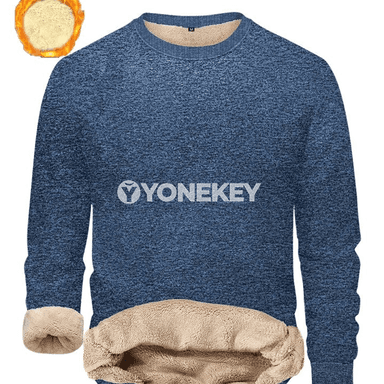 Erkekler üçin ýyly lamb fleece beýik boýunly gyş puloweri
