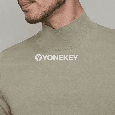 Erkekler üçin ýyly ýeňil trikotaž golfly switer, güýz-gyş üçin