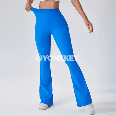 Zenanlar üçin ýokary belli sport leggins, ýoga we fitnes üçin giňýän model
