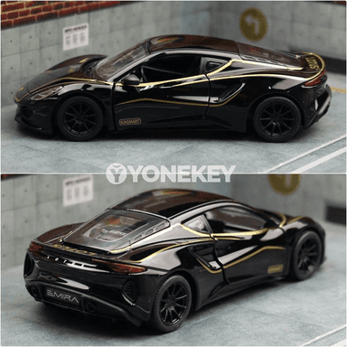 KiNSMART Lotus Emira 1:34 metal mini awtoulag modeli