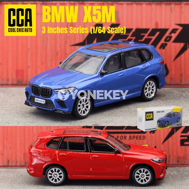 BMW X5M 1:64 metal modeli, kolleksiýa üçin, reňkli