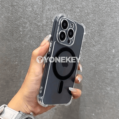 Aýdyň magsafe silikon gapak — iPhone 11–16 üçin magnitli gorag