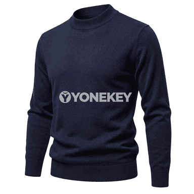 Erkekler üçin ýyly ýokary boýun switer, güýz-gyş üçin