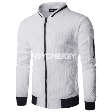Erkekler üçin kapşonly zipperli ýeňil switer-jaket