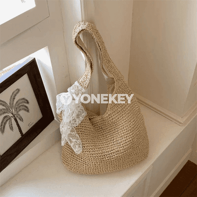 Zenanlar üçin örülen egn sumkasy, ýeňil boho tote