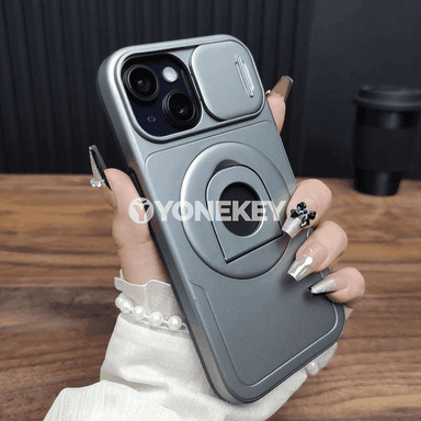 iPhone üçin magnitli halkaly gorag örtük, kamera goragly