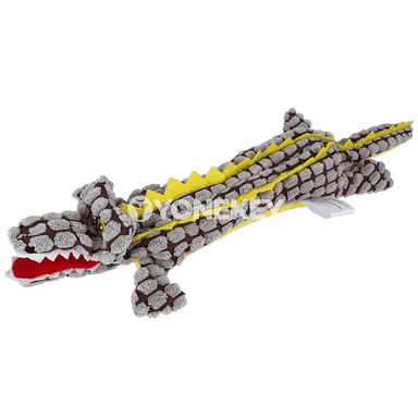 Itiň sesi çykýan ýumşak krokodil oýunjagy, doldurylmaýan