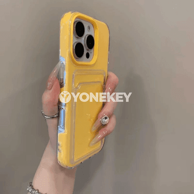 iPhone üçin 2in1 kartoçkaly Candy örtük, TPU+PC goragly