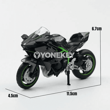 Kawasaki Ninja H2R 1:18 metall motosikl modeli