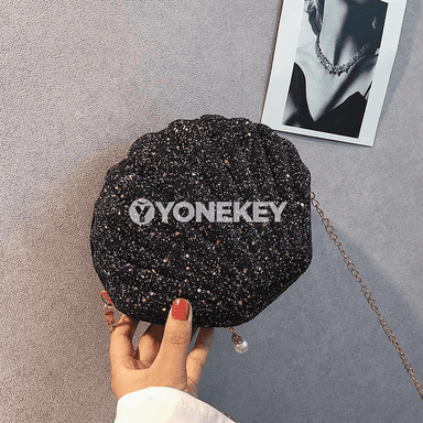 Zenanlar üçin shell görnüşli daňylýan egin sumkasy, zynjyrly