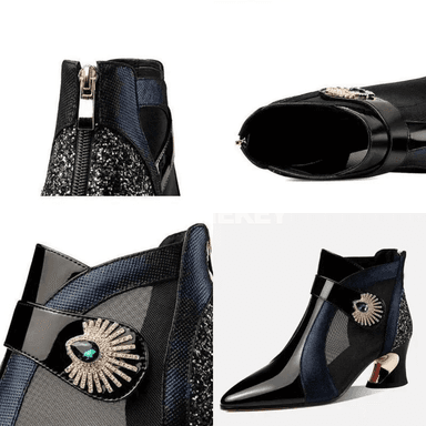 Zenanlar üçin tomusky dem alýan sandallar, rhinestone bezegli stil