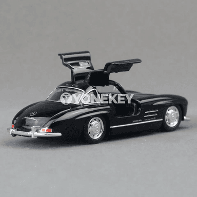 Mercedes-Benz 300SL metal model awtoulag, 1:36, gyzyl/geri çekilýän