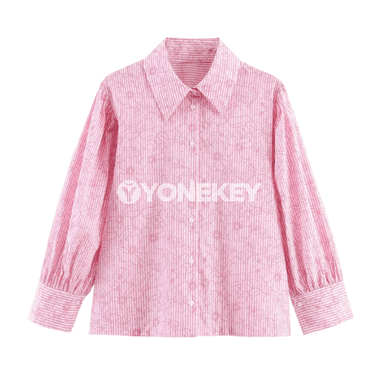 Aýallar üçin ýazky gülçiçekli giň köýnek-bluza, ýeňli, boho stil
