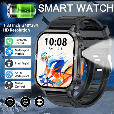 Hw12 GPS akylly sport sagady, 1.83" AMOLED, jaň goldawly