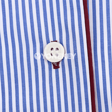 Aýal-gyzlar üçin zolakly uzyn ýeňli giň biçimli bluzka köýnek
