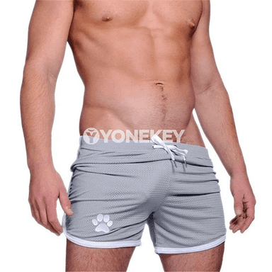 Erkekler üçin ýeňil sport şortik, çalt guradyjy gündelik model