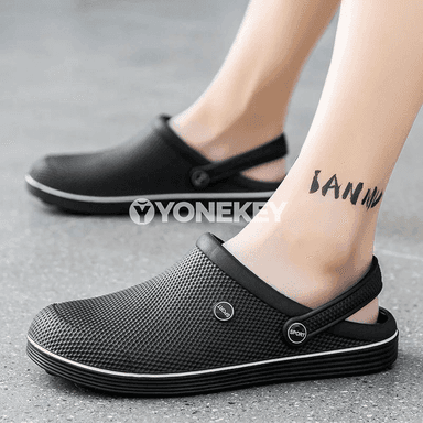 Erkekler üçin ýeňil tomus sandallary, EVA, non-slip, amatly
